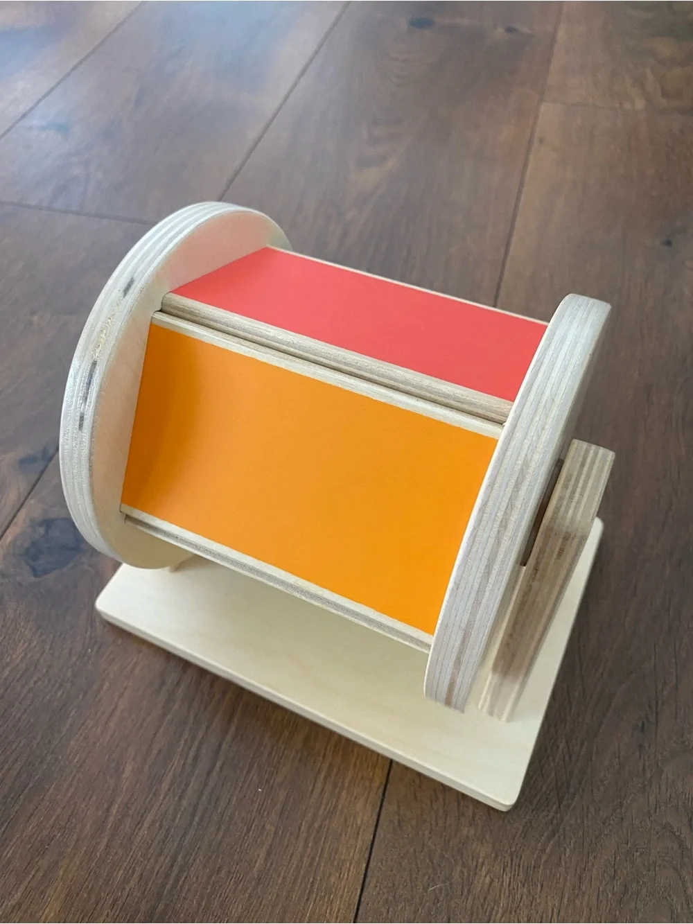 Wooden Color Spinner Toy